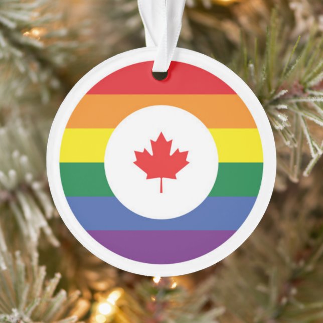Adorno Orgullo gay de Canadá (Árbol)