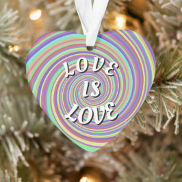 Adorno Orgullo Love Is Love