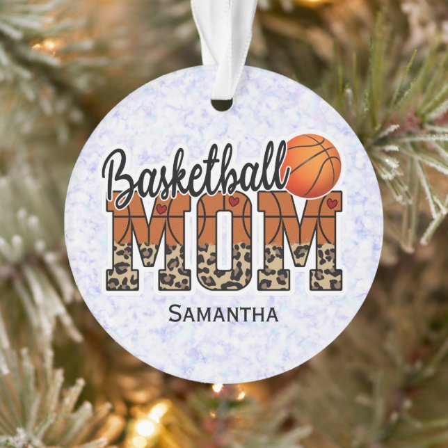 Adorno Orgullosa madre del baloncesto - campeona del lado (Árbol)
