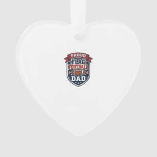 Adorno Orgulloso Papá de Fútbol Americano Insignia Patrió