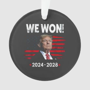 Adorno Orgulloso Presidente Maga Trump Ganó Día de Inaugu