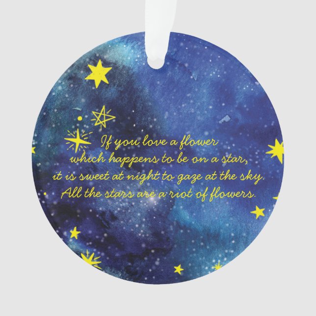 Adorno Ornament Little Prince (Anverso)