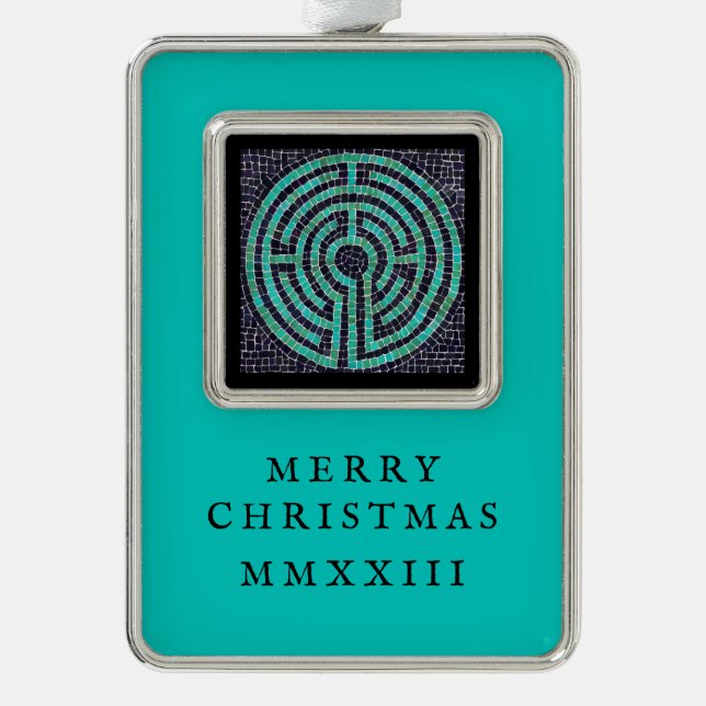 Adorno Ornamento con marco vertical LABYRINTH III (Anverso)