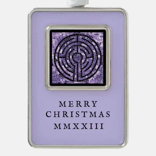 Adorno Ornamento con marco vertical LABYRINTH VI (Anverso)