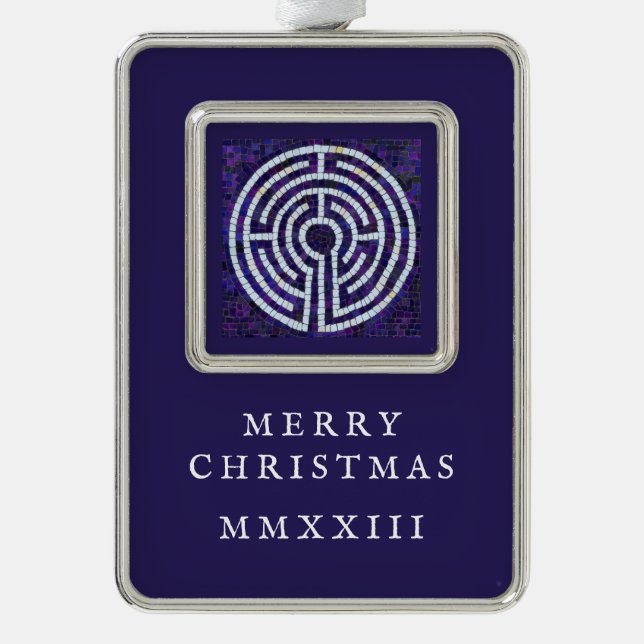 Adorno Ornamento con marco vertical LABYRINTH VIII (Anverso)