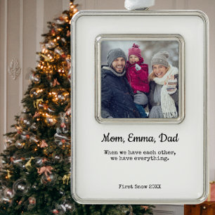 Adorno Ornamento de árbol de navidad de Personalizado fot