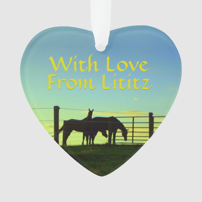 Adorno ¡Ornamento de Lititz! ¡Vida de la granja! (Anverso)