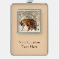 Ornamento personalizado de los Tigres de Invierno