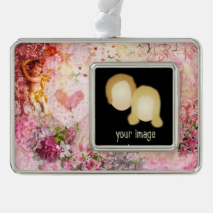 Adorno Ornamento romántico con tu foto