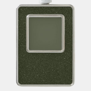 Adorno Ornamento verde moscovita con marco fotográfico - 