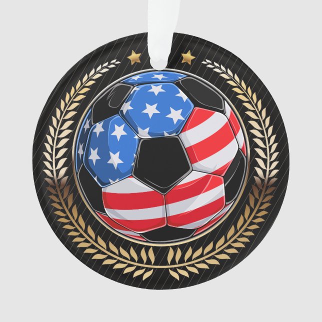 ADORNO ORNAMIENTO PATRIOTA DE FÚTBOL (Anverso)