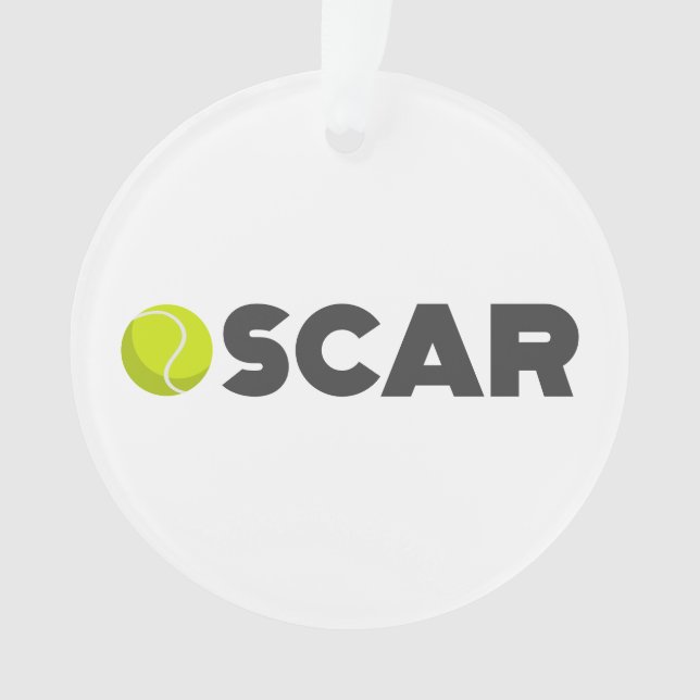 Adorno Oscar Tennis (Anverso)