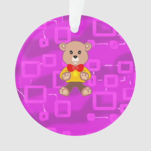 Adorno Osito Teddy Corbata Espacio
