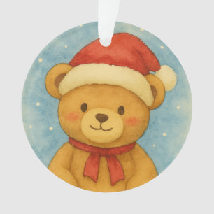Adorno Oso de peluche de Navidad en un país de las maravi