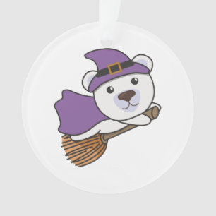 Adorno Oso Polar Halloween Niños brujos vestido
