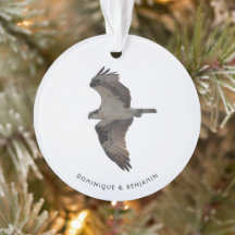 Osprey Ornament with Any Names Place Year