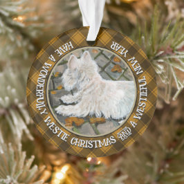 Adorno Otoño deja a Westie en patio