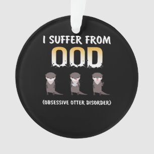 Adorno Otter Gift Trastorno obsesivo de los cables