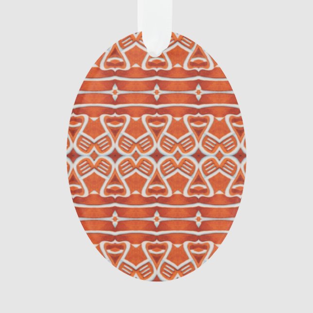 ADORNO OVAL ACRÍLICO DE PAN DE JENGIBRE (Anverso)