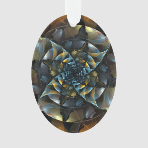 Adorno Óvalo acrílico de arte abstracto