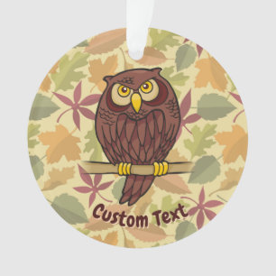 Adorno Owl Personalizado Ornament