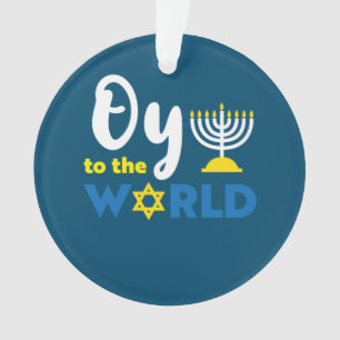 Adorno Oy To the World, Funny Happy Hanukkah