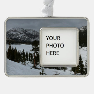 Adorno Paisaje invernal Snowy Ellery Lake California
