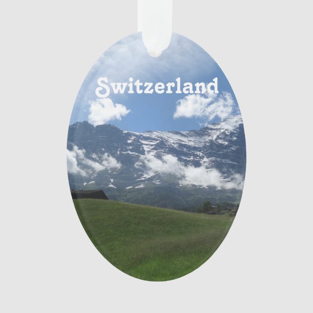 Adorno Paisaje suizo (Anverso)