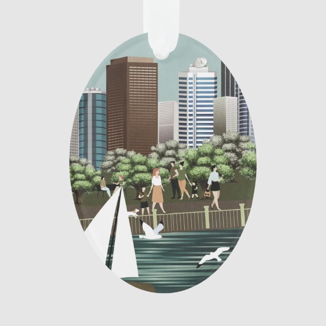 Adorno Paisaje urbano (Anverso)