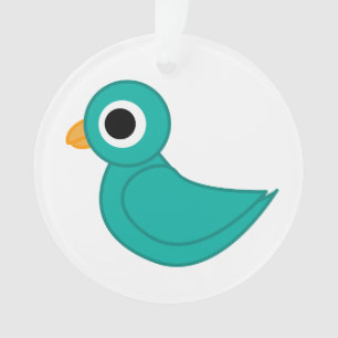 Adorno Pájaro azul lindo