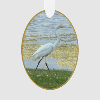 Adorno Pájaro del lago Egret