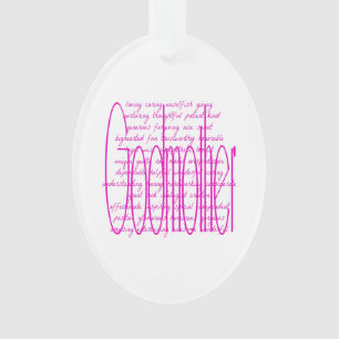 Adorno Palabras amorosas para una padrina