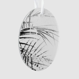 Adorno Palm Tree Deja Esbozo Minimalismo