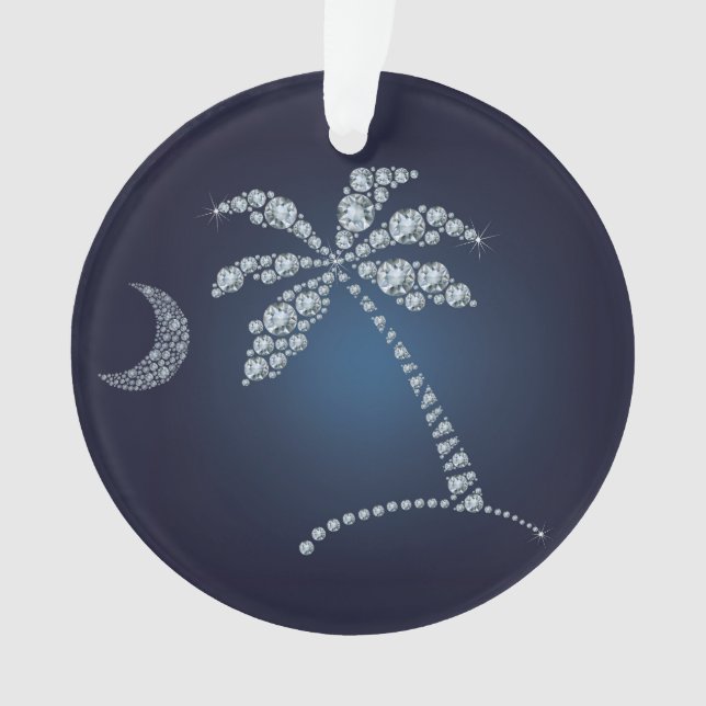 Adorno Palm Tree y Crescent Moon (Anverso)