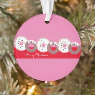 Adorno Panadería de Donas de Navidad con Sprinkles