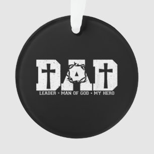 Adorno Papá Bendito Padre Cruz Cristiano Religioso