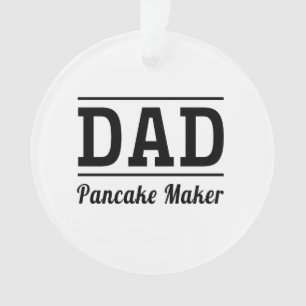 Adorno Papá. Fabricante de la crepe