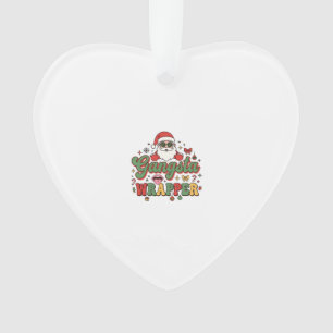 Adorno Papá Noel de Envoltura Gánster Navidad