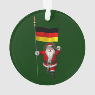 Adorno Papá Noel Patriótico Con El Fin De Alemania