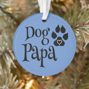 Adorno Papa perro amante de los perros papá perro