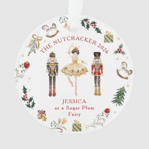 Adorno papel personalizado ballet El Cascanueces