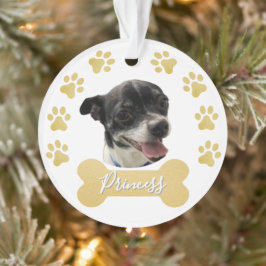 Adorno Papelera dorada Imprime Etiqueta De Nombre En Form