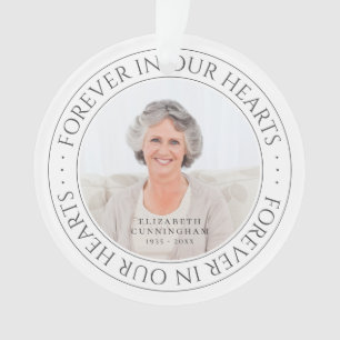 Adorno Para Siempre En Nuestro Corazón, Memorial Elegante