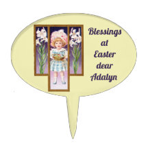 ADALYN ~VINTAGE EASTER BLESSINGS 1912~FASTER CAKE~