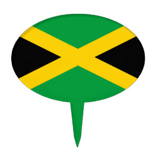 Adorno Para Tarta Bandera de Jamaica
