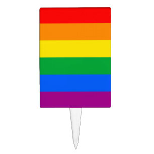 ADORNO PARA TARTA BANDERA DEL ORGULLO GAY