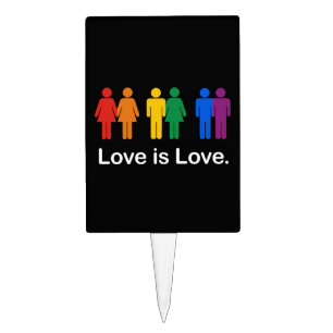Adorno Para Tarta El AMOR ES el AMOR BLACK.png