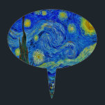 Adorno Para Tarta Noche Van Gogh Starry<br><div class="desc">¡La clásica Noche Van Gogh Starry!</div>