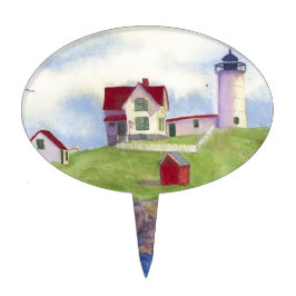 Adorno Para Tarta Nubble Light House York Maine