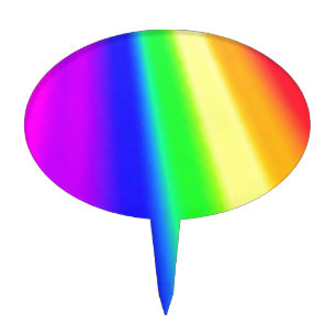 Adorno Para Tarta Orgullo crudo arcoiris multicolor